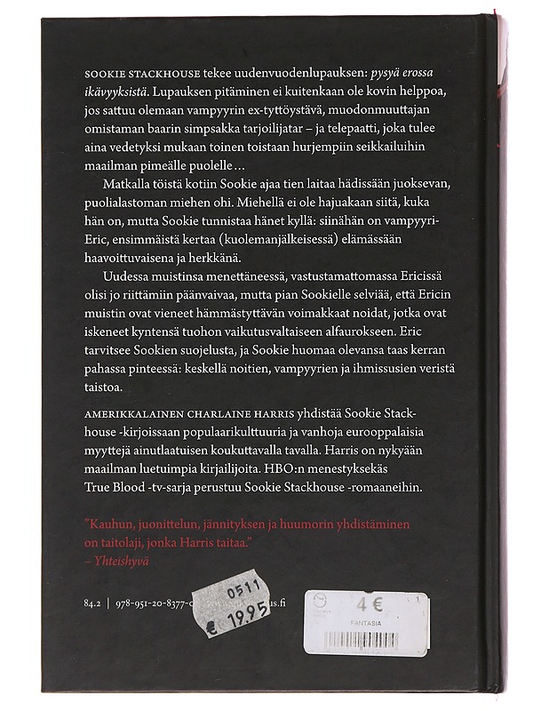 Veren imussa - Harris, Charlaine - Romaanit ja novellit - 10105476719 - 1