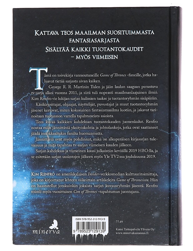 Game of Thrones : koko historia - Renfro, Kim - Fantasia- ja scifi - 10105476746 - 1