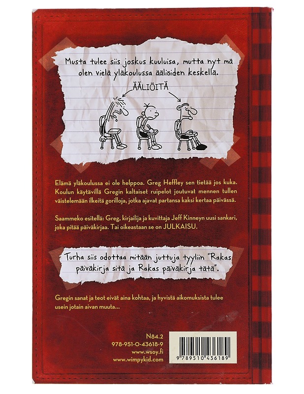 Neropatin päiväkirja : Greg Heffleyn julkaisu - Kinney, Jeff - Lastenkirjat - 10105476771 - 1