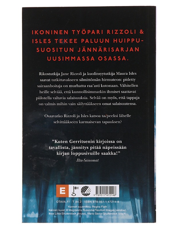 Katso lähelle - Gerritsen, Tess - Jännitys ja dekkarit - 10105476775 - 1