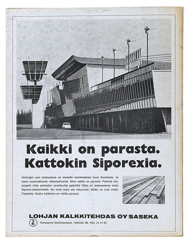 Arkkitehti n:o 4/1969 - Lehdet - 10105476783 - 1