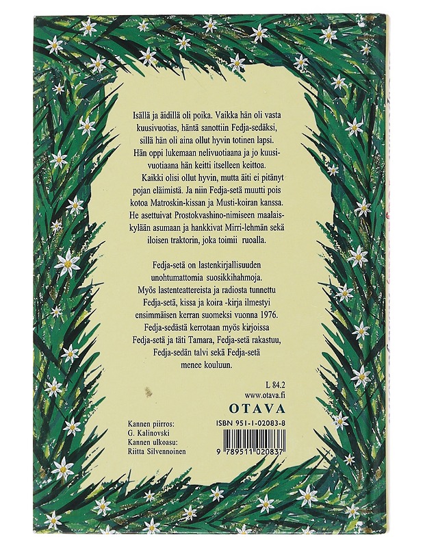 Fedja-setä, kissa ja koira - Uspenski, E. - Lastenkirjat - 10105476789 - 1