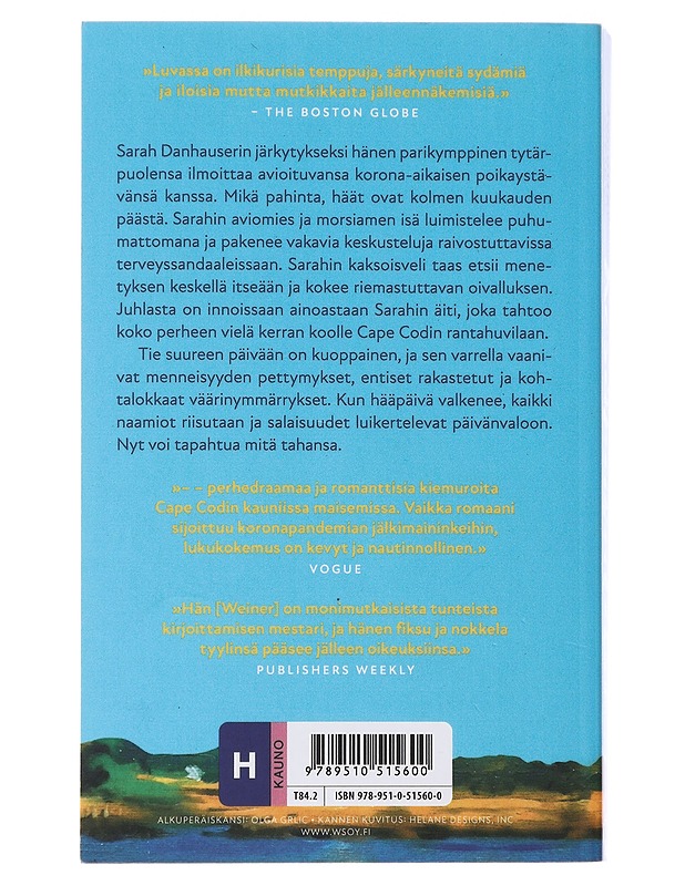 Kesäparatiisi - Weiner, Jennifer - Romaanit ja novellit - 10105476796 - 1