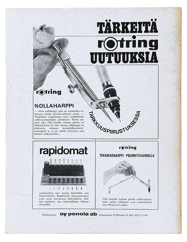 Arkkitehti n:o 3/1970 - Lehdet - 10105476810 - 1