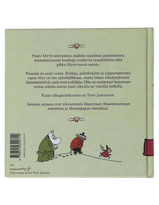 Pikku Myyn mietekirja - Jansson, Tove - Lastenkirjat - 10105476830 - 1