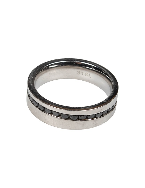 Sormus mustilla kivillä - Korut - 10105476845 - 0