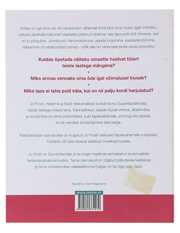 Väikelapse kasvatamise SOS - Jo Frost - Tietokirjat ja oppaat - 10105476850 - 1