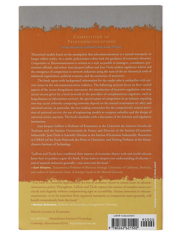Competition in telecommunications - Laffont, Jean-Jacques - Tietokirjat ja oppaat - 10105476879 - 1