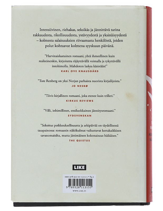 Huomenna nähdään - Renberg, Tore - Romaanit ja novellit - 10105476901 - 1