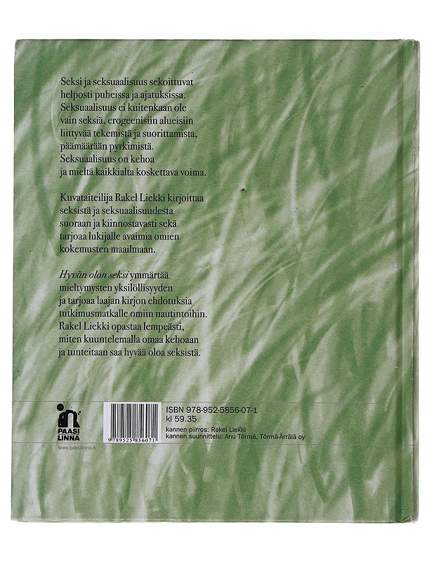 Hyvän olon seksi - Rakel Liekki - Harrastekirjat - 10105476945 - 1