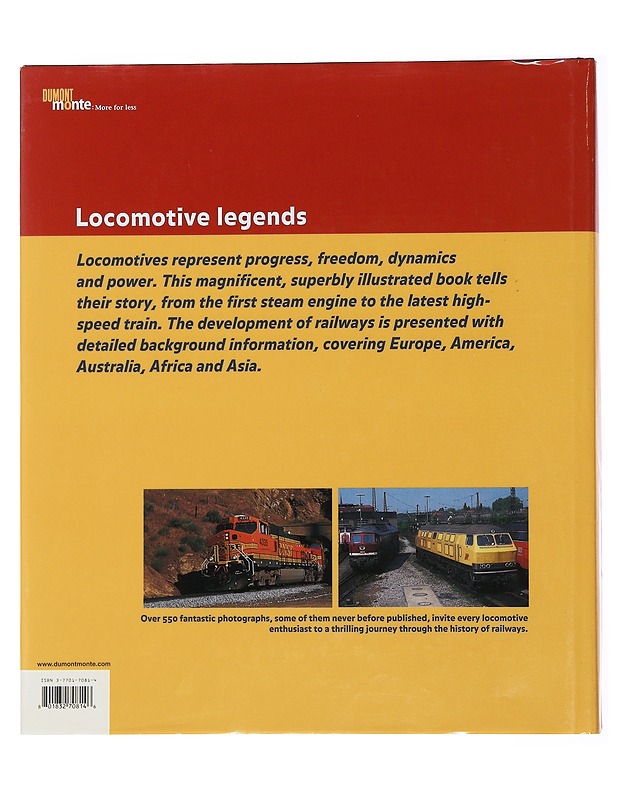 Legendary Trains : The Great Locomotives of the World Past and Present - Thomas Hornung - Tietokirjat ja oppaat - 10105476977 - 1