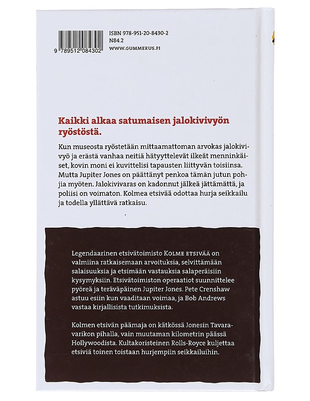 3 etsivää ja kultainen vyö - Arthur, Robert - Jännitys ja dekkarit - 10105476985 - 1