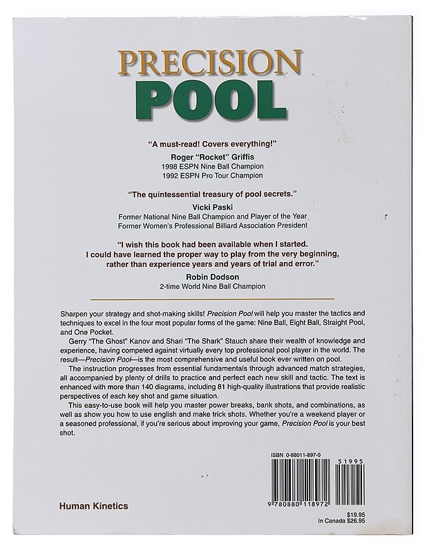 Precision Pool - Gerry D. Kanov; Shari Stauch - Tietokirjat ja oppaat - 10105477004 - 1