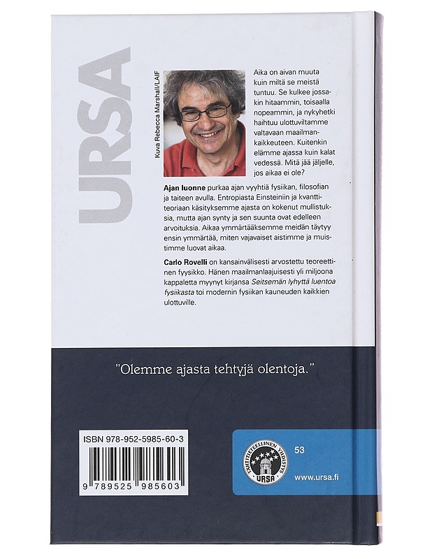 Ajan luonne - Rovelli, Carlo - Tietokirjat ja oppaat - 10105477067 - 1