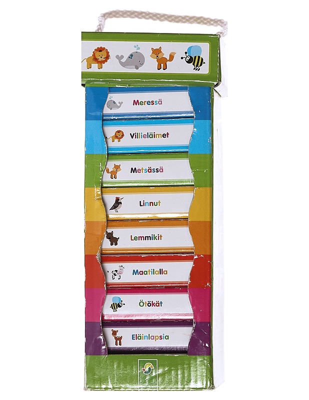 8 pientä kirjaa : Eläimet, minikirjat - Lastenkirjat - 10105477132 - 0