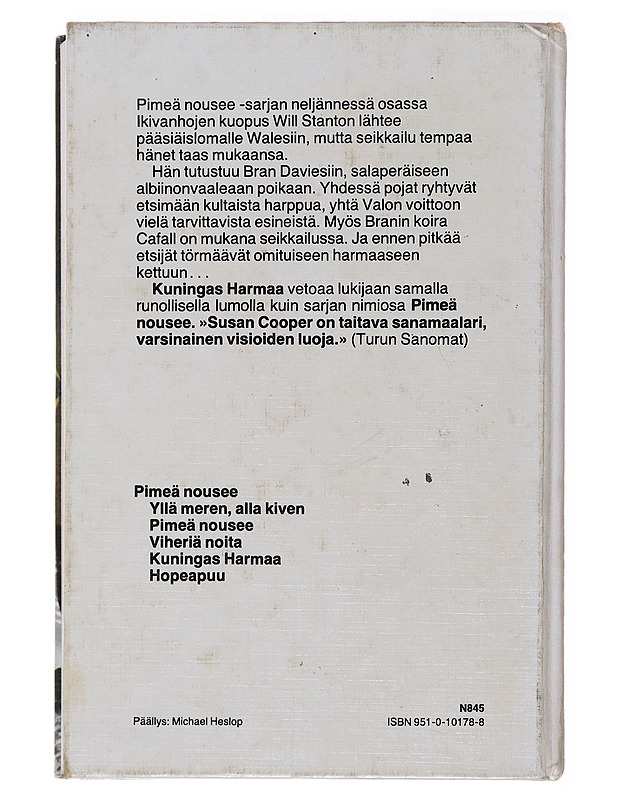 Kuningas Harmaa - Cooper, Susan - Fantasia- ja scifi - 10105477137 - 1