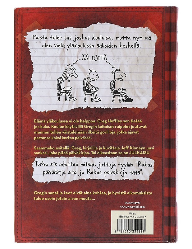Neropatin päiväkirja : Greg Heffleyn julkaisu - Kinney, Jeff - Lastenkirjat - 10105477168 - 1