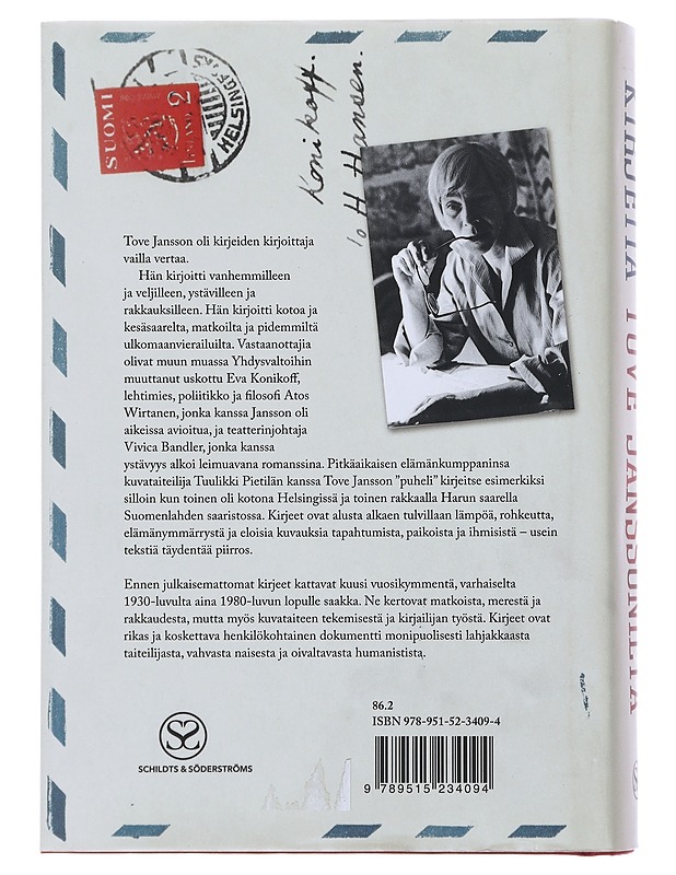 Kirjeitä Tove Janssonilta - Jansson, Tove - Elämäkerrat ja muistelmat - 10105477174 - 1