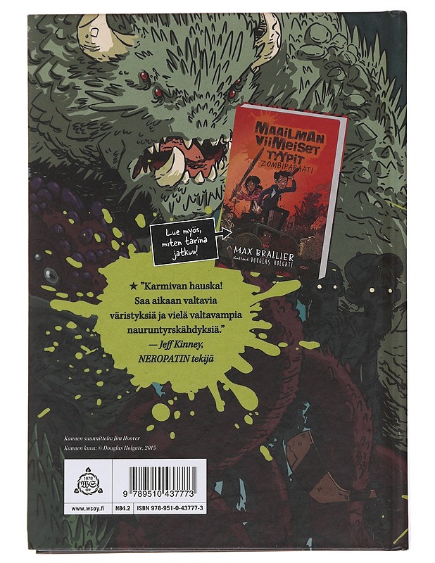 Maailman viimeiset tyypit. 1 - Brallier, Max - Lastenkirjat - 10105477175 - 1