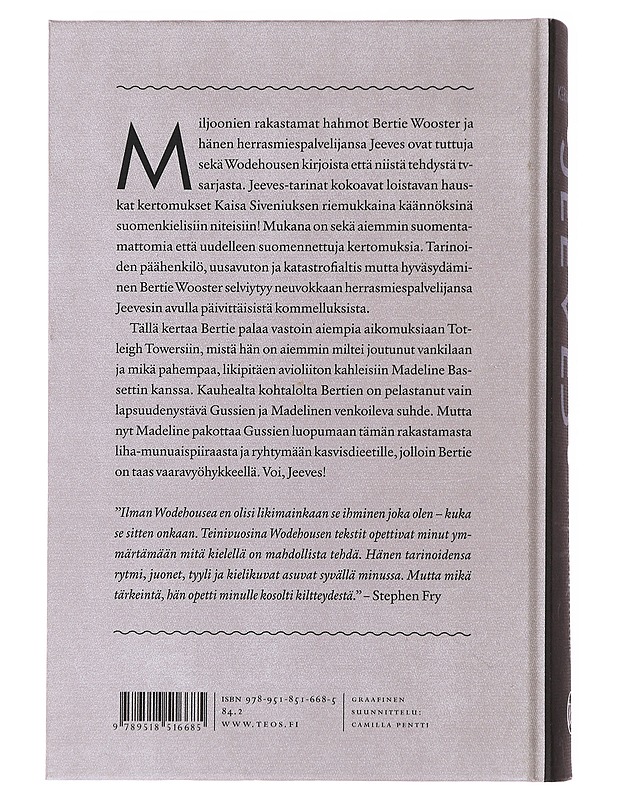 Kernaasti, Jeeves - Wodehouse, P. G. - Romaanit ja novellit - 10105477181 - 1