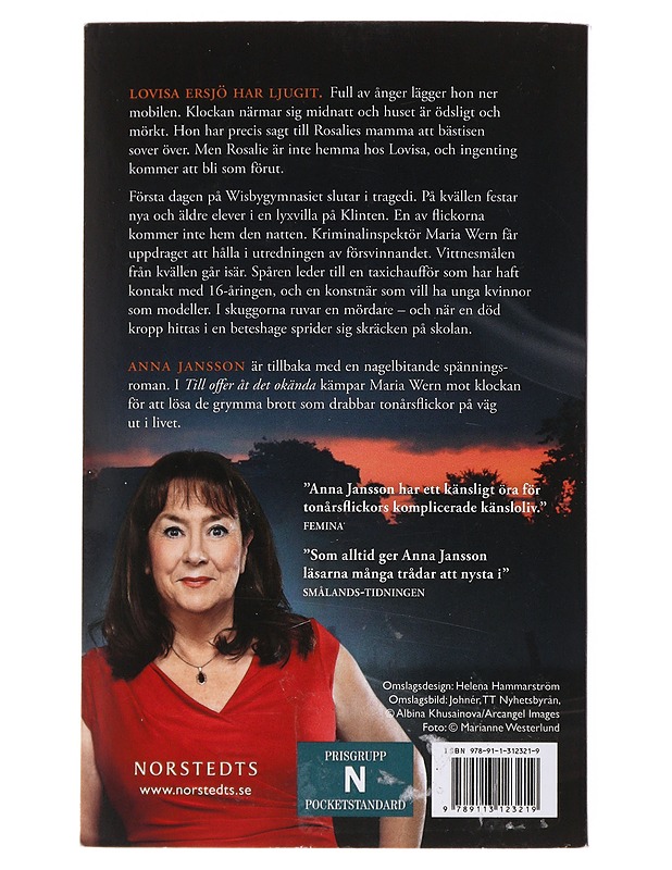 Till offer åt det okända - Jansson, Anna - Romaanit ja novellit - 10105477214 - 1