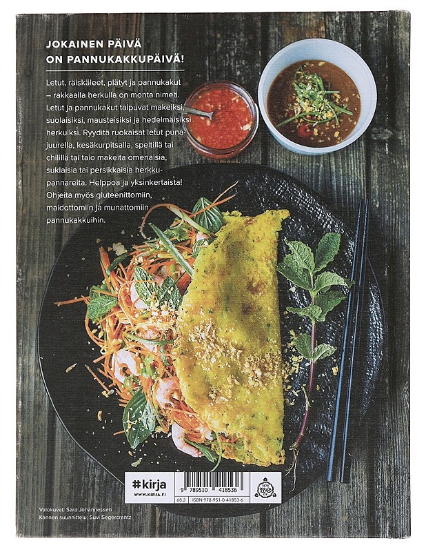 Letut ja pannukakut - Finckenhagen, Lise - Ruokakirjat - 10105477347 - 1