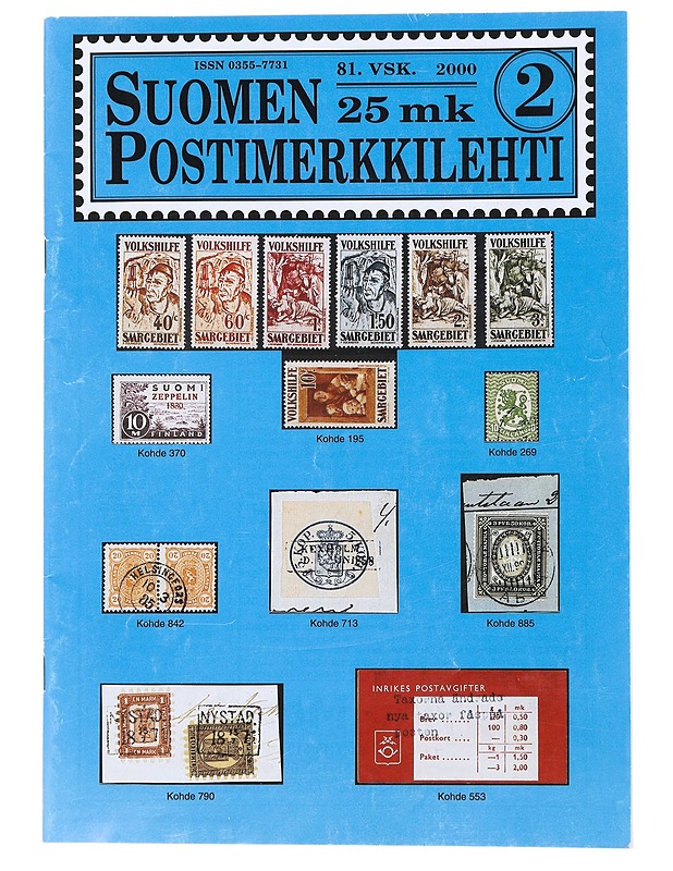 Suomen Postimerkkilehti 2/2000 - Lehdet - 10105477346 - 0