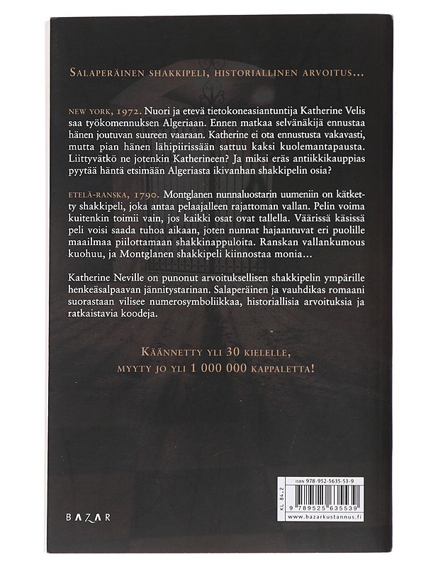 Kahdeksan - Neville, Katherine - Jännitys ja dekkarit - 10105477353 - 1