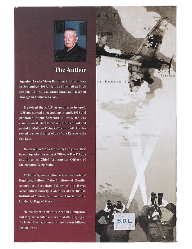 Cross and Controversy the True Story (Malta 1942) - Betty, Squadron Leader T.V. - Elämäkerrat ja muistelmat - 10105477420 - 1