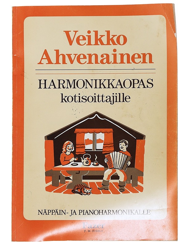 Harmonikkaopas kotisoittajille : näppäin- ja pianoharmonikalle - Ahvenainen, Veikko  - Tietokirjat ja oppaat - 10105477435 - 0