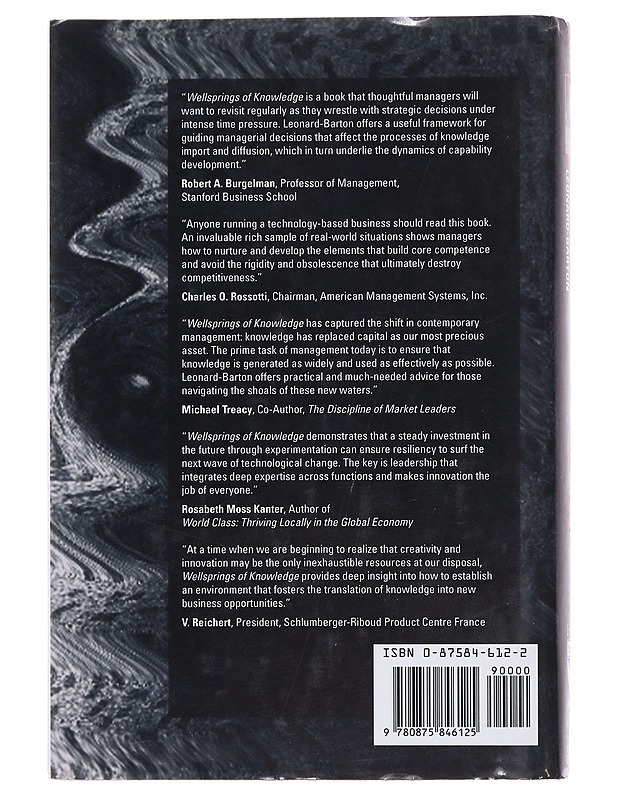 Wellsprings of Knowledge : Building and Sustaining the Sources of Innovation - Leonard-Barton, Dorothy - Tietokirjat ja oppaat - 10105477453 - 1