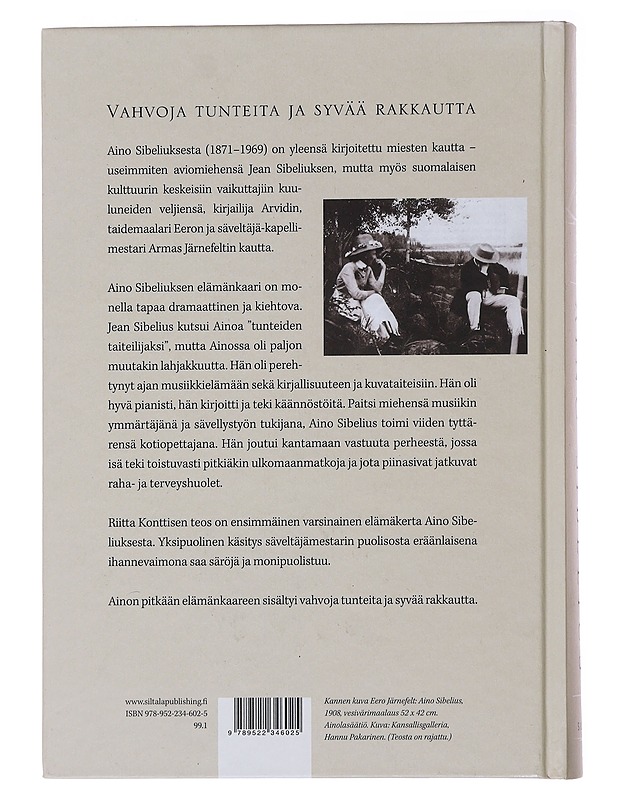 Aino Sibelius - Riitta Konttinen - Elämäkerrat ja muistelmat - 10105477460 - 1