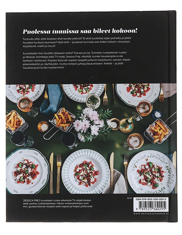 Puoli tuntia bileisiin! - Frej, Jessica - Ruokakirjat - 10105477467 - 1