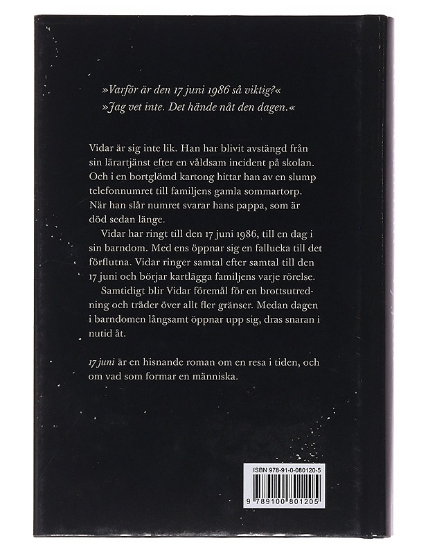 17 juni : roman - Alex Schulman - Romaanit ja novellit - 10105477466 - 1