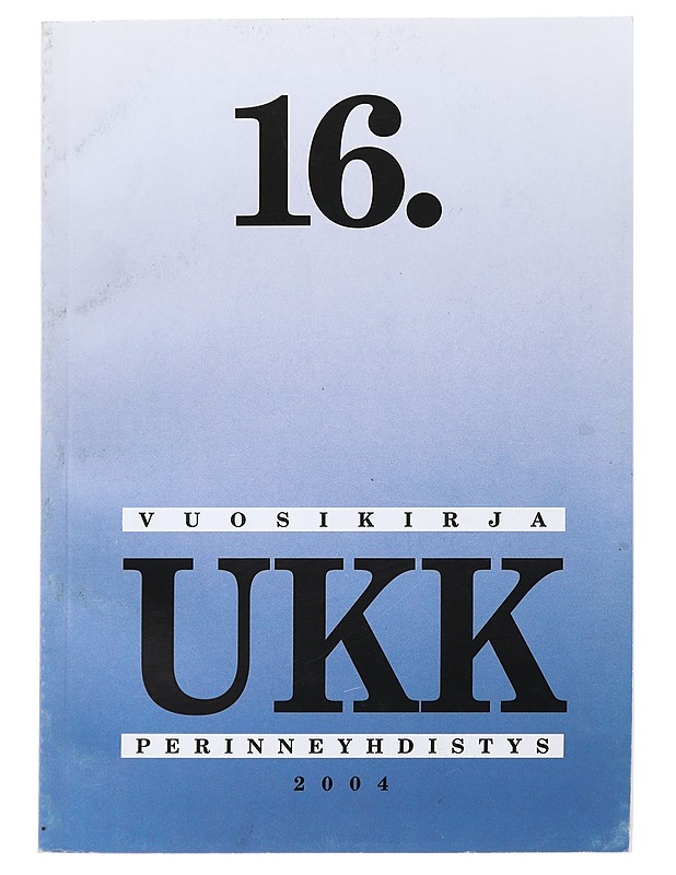 16. Vuosikirja UKK - Sarlund, Seppo - Tietokirjat ja oppaat - 10105477473 - 0