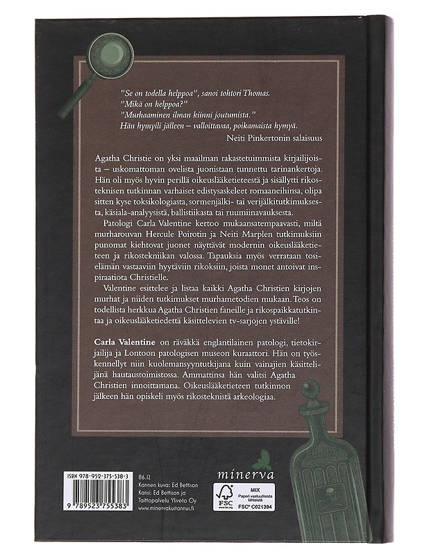 Agatha Christien murhat rikostutkijan silmin - Valentine, Carla - Tietokirjat ja oppaat - 10105477488 - 1