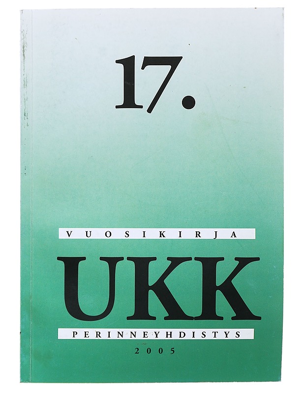 17. Vuosikirja UKK - Sarlund, Seppo - Historiakirjat - 10105477508 - 0