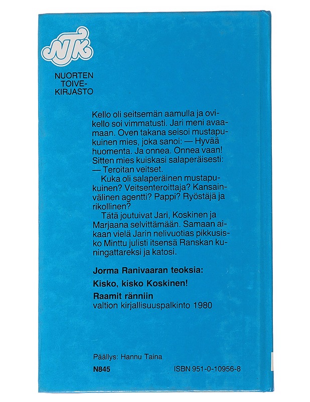 Koskinen ja veitsenteroittaja - Ranivaara, Jorma - Nuorten kirjat - 10105477507 - 1