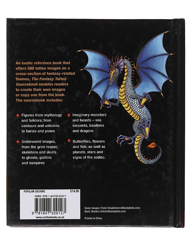 The fantasy tattoo sourcebook : over 500 images for body decoration - Taide- ja kulttuurikirjat - 10105477505 - 1