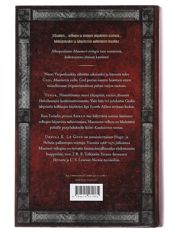 Maameren tarinat 1-3 - Le Guin, Ursula K. - Fantasia- ja scifi - 10105477581 - 1