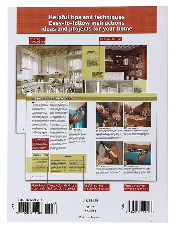 Better Homes and Gardens : Carpentry & Trimwork Step-by-Step - Larry Johnston - Harrastekirjat - 10105477588 - 1