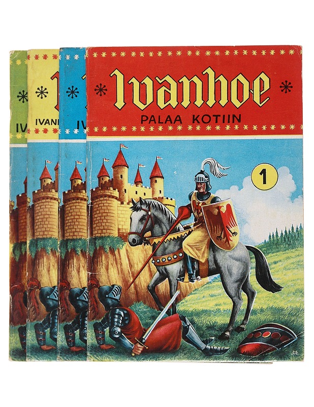 Ivanhoe-sarjakuva 1-4 - Sir Walter Scott - Lastenkirjat - 10105477625 - 0