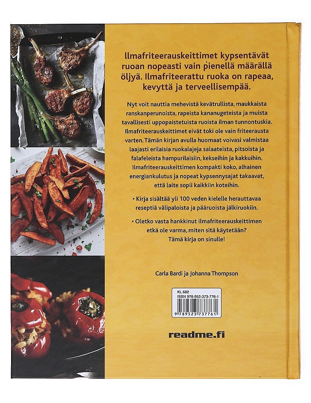 Airfryer keittokirja : rapeaa, kevyttä, terveellisempää - Thompson, Johanna - Ruokakirjat - 10105477630 - 1