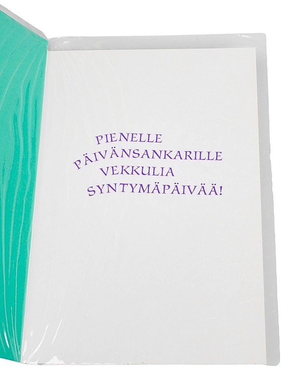 2-osainen onnittelukortti, 3 vuotta - Askartelu - 10105477710 - 1