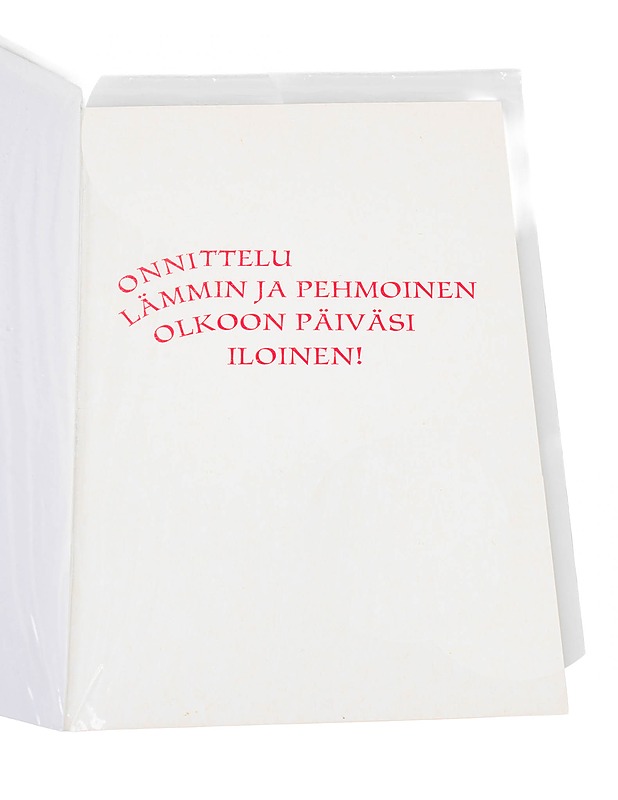 2-osainen onnittelukortti, 4 vuotta - Askartelu - 10105477711 - 1