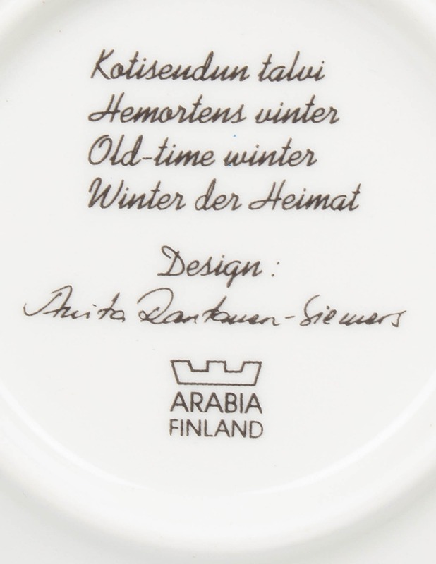 ARABIA Kotiseudun Talvi seinälautanen - Designsuosikit - 10105477750 - 3