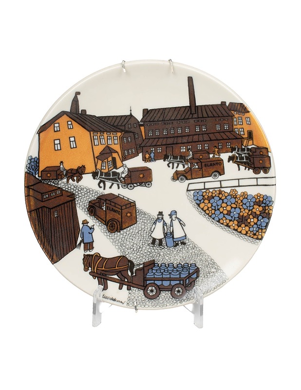 ARABIA Osuusliike Elanto 75-vuotisjuhla seinälautanen - Designsuosikit - 10105477776 - 0