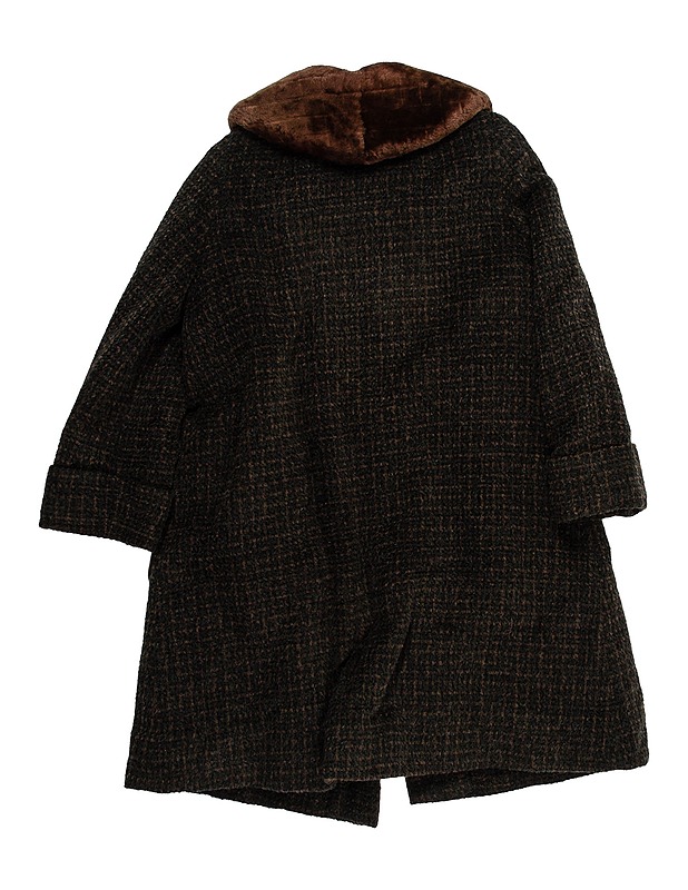 Ruutukuvioinen villakangastakki - Naisten takit ja jakut - 10105477828 - 1