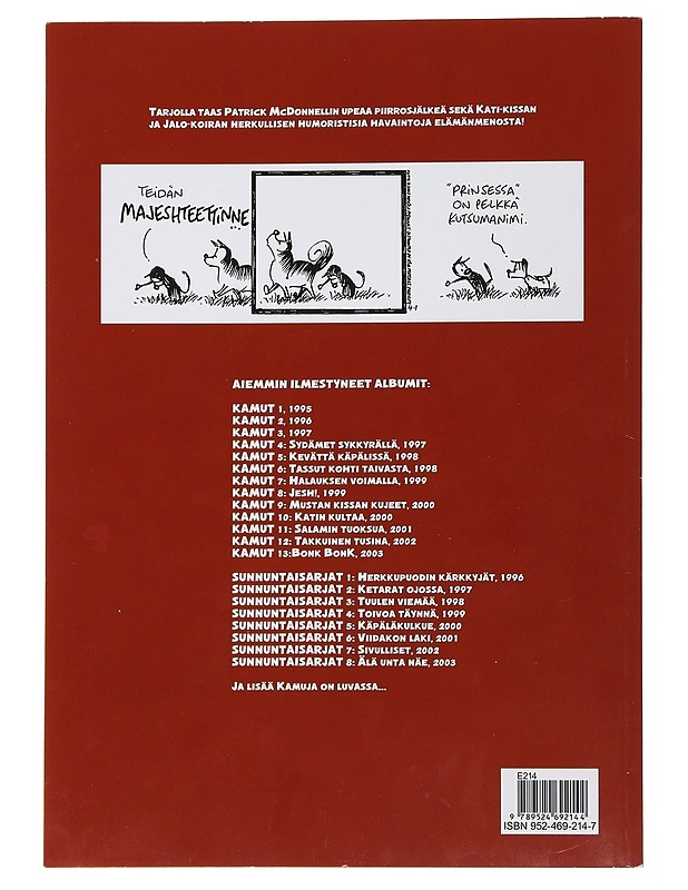 Kamut 14: Kulman kunkut - McDonnell, Patrick - Sarjakuvat - 10105477826 - 1