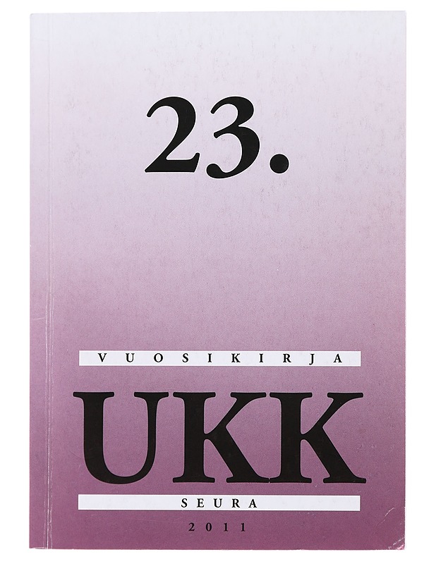 23. Vuosikirja UKK - Sarlund, Seppo  - Historiakirjat - 10105477832 - 0